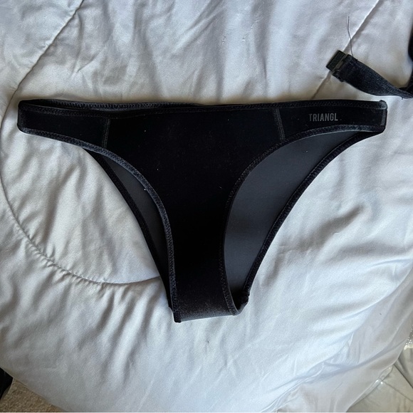 Triangl Black Velvet Bikini - Picture 5 of 8